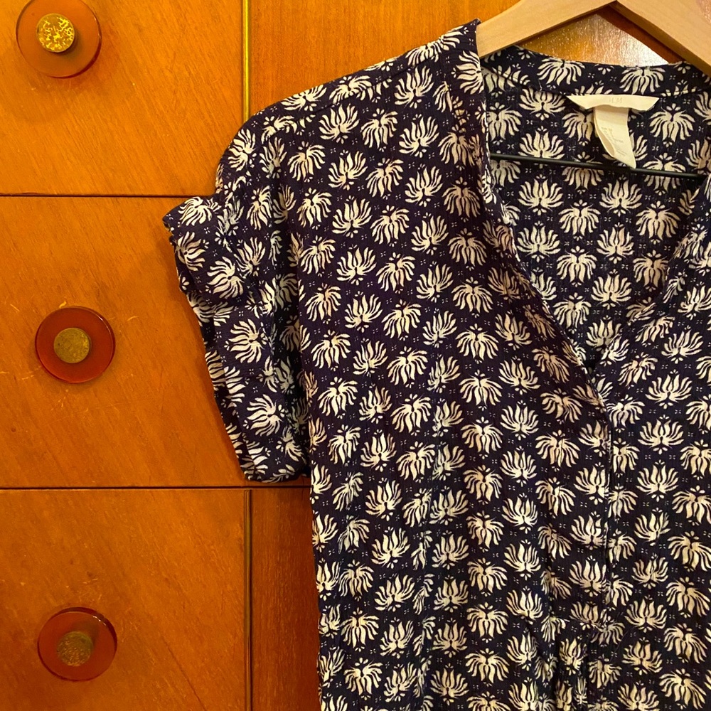 Boho printed blouse